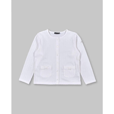 リボン ポケット テレコ カーディガン （90～150cm） | ベベ(BeBe) | 1105-42575 | ファッション通販 マルイ