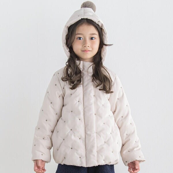 新品未使用】 BEBE べべ Aラインコート 中綿ダウンコート