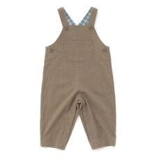 ネル起毛胸ポケットオーバーオール(80~100cm)