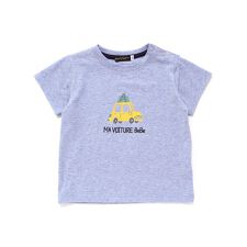 メランジ天竺車プリント半袖Tシャツ(80~100cm)