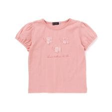 【 速乾 】フリルおさかなモチーフ天竺パフスリーブTシャツ(90~150cm)