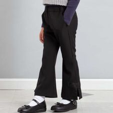 リボンスリットダブルクロスロングパンツ(90~160cm)