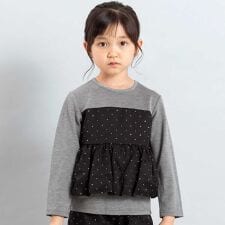 【お揃い】エトワールシャイニードットドッキングプルオーバー(100~160cm)