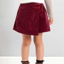 モールスキンラップスカート風ショートパンツ(90~160cm)