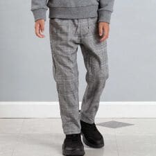 【お揃い】グレンチェックロングパンツ(90~150cm)