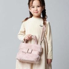 リボンベルトファー2wayバッグ