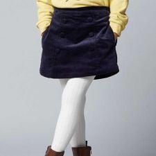 ストレッチコーデュロイダブルボタンショートパンツ(90~150cm)