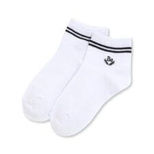 刺しゅう入りラインクルーソックス(11~24cm)