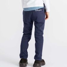 ストレッチツイルロゴ刺しゅうストレートロングパンツ(90~160cm)