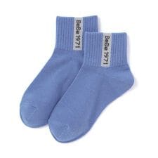 ネーム風配色ロゴクルーソックス(11~24cm)