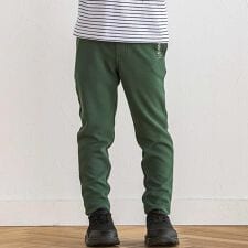 【抗菌防臭】ミラノリブポイントロゴ9分丈ロングパンツ(90~130cm)