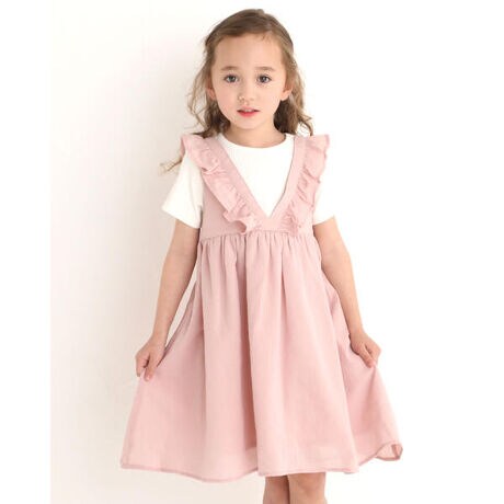 フリル ジャンバースカート ドッキング ワンピース ９０ １３０ｃｍ ノイユ エーム ベベ Noeil Aim Bebe ファッション通販 マルイウェブチャネル Cb001 939 13 01