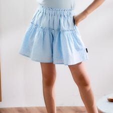 【お揃い】ドットドビーティアードキュロット(90~130cm)