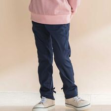 リボン付きストレッチツイルスリムパンツ(80~130cm)
