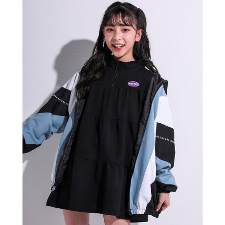 ティアード ハーフジップ トレーナー ワンピース １３０ １６０ｃｍ ジディ Ziddy ファッション通販 マルイウェブチャネル Cb001 475 81 01