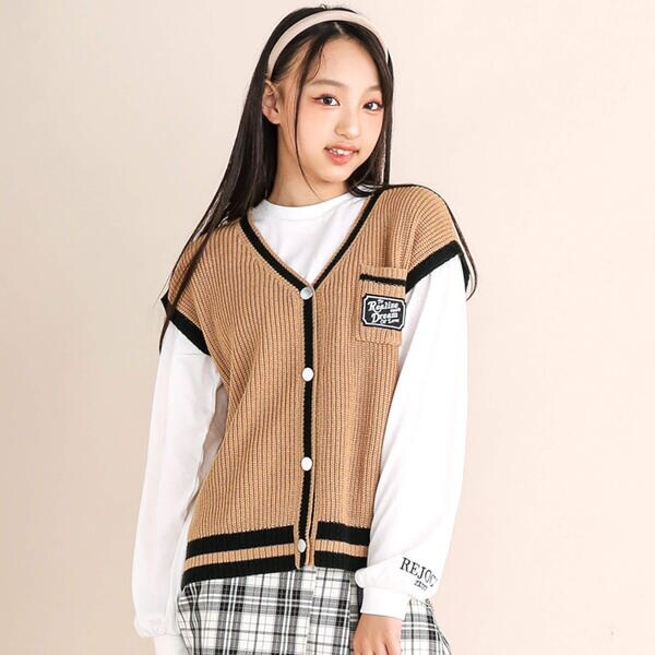 セットアップ 楽天市場】ロゴニット＆ビット付きスカパンセットアップ(130~160cm