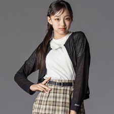 シアーカーディガン＆半袖ロゴTシャツ(130~160cm)