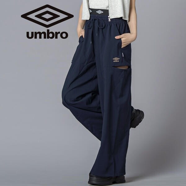 UMBRO】ロゴライン カットワイドパンツ(130~160cm) | ジディ(ZIDDY