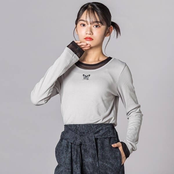 [�}���C]�o�^�t���C�h���イ�V�A�[���C���[�h�������g�b�v�X(130~160cm)/�W�f�B�iZIDDY�j �O���[