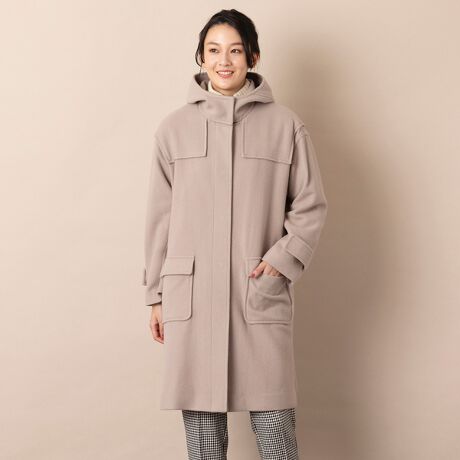 サイドスリット・フーディーコート