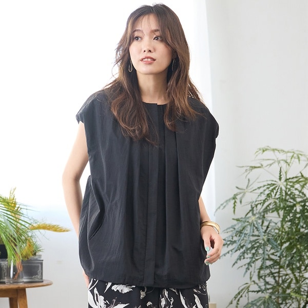 【セット商品】ベスト×ベーシックシャツ【グリーンノート】【大きいサイズ】【13号・15号・19号】 セット商品】ベスト×ベーシックシャツ【グリーンノート