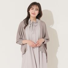 ピサーノ(PISANO)の【手洗いOK】袖口リブ・ドルマンボレロ