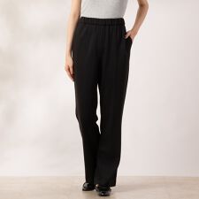 【手洗いOK・接触冷感・UVカット機能】フロント切り替え美脚パンツ