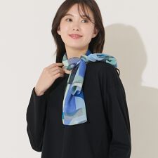 【手洗いOK】ジオメトリックプリントストール