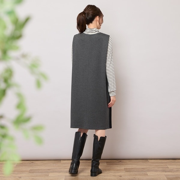 サイド切り替え・パワーショルダーワンピース | ピサーノ(PISANO