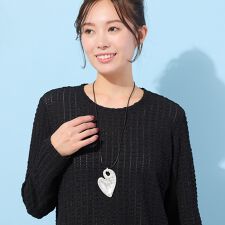 ハート型プレートネックレス
