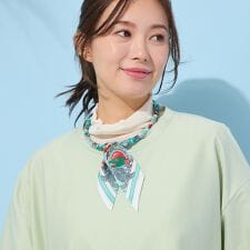 スカーフ風・マグネットネックレス