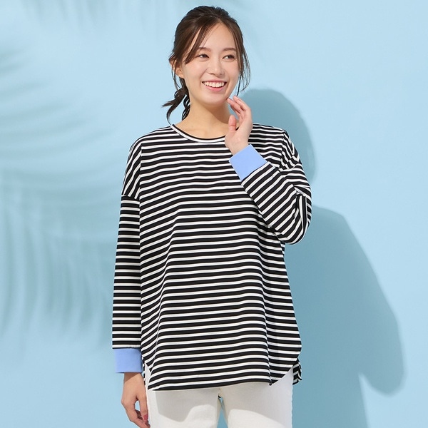 手洗いOK】パネルプリントWジャカードハイネック | ピサーノ(PISANO