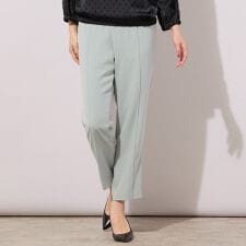 【セットアップ対応】ピンタックテーパードパンツ