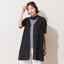 【手洗いOK・セットアップ対応】カラミVネックジレ