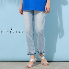 【手洗いOK・INDIMARKコラボ】ボーイズヘムパンツ