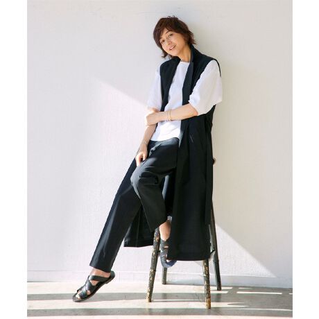 富岡佳子コラボ】2WAYドライウールジレ | ノーティアム(NAUGHTIAM  