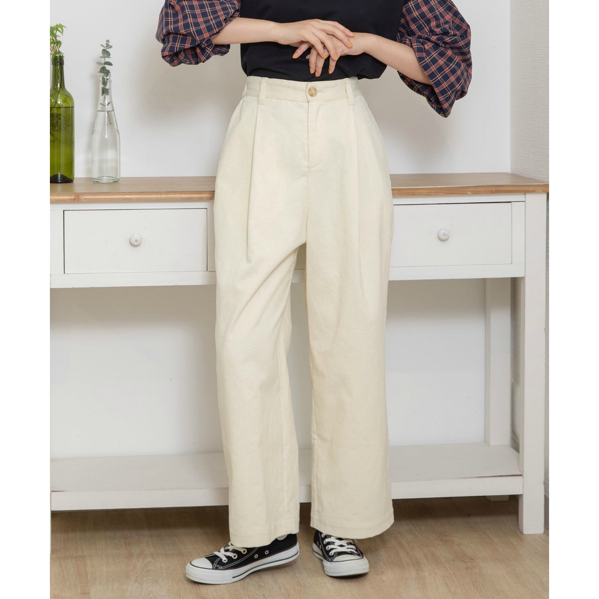 コーデュロイパンツ パンツ (白色・ホワイト系) の一覧 | マルイ