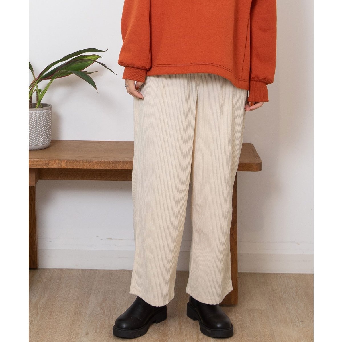 コーデュロイパンツ パンツ (白色・ホワイト系) の一覧 | マルイウェブ