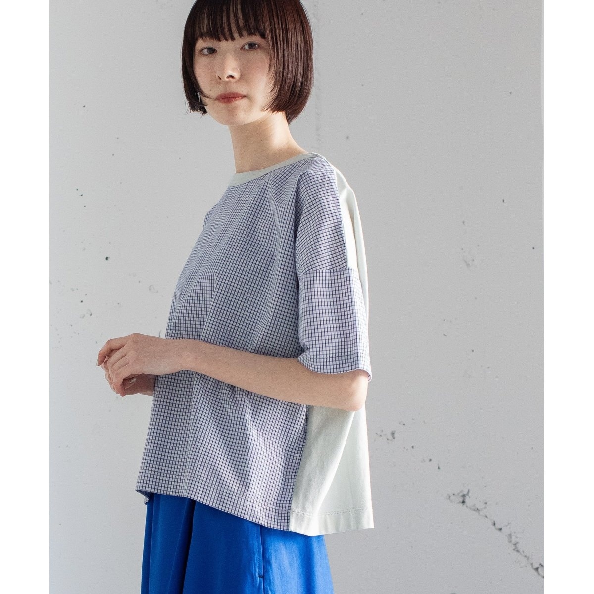布帛切り替えTシャツ | プードゥドゥ(POU DOU DOU) | マルイ
