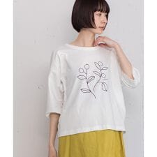 木の実刺繍ドルマンTee