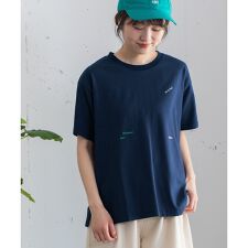 ミニロゴ刺繍カラーTシャツ | プードゥドゥ(POU DOU DOU)