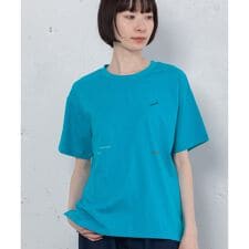 ミニロゴ刺繍カラーTシャツ | プードゥドゥ(POU DOU DOU)