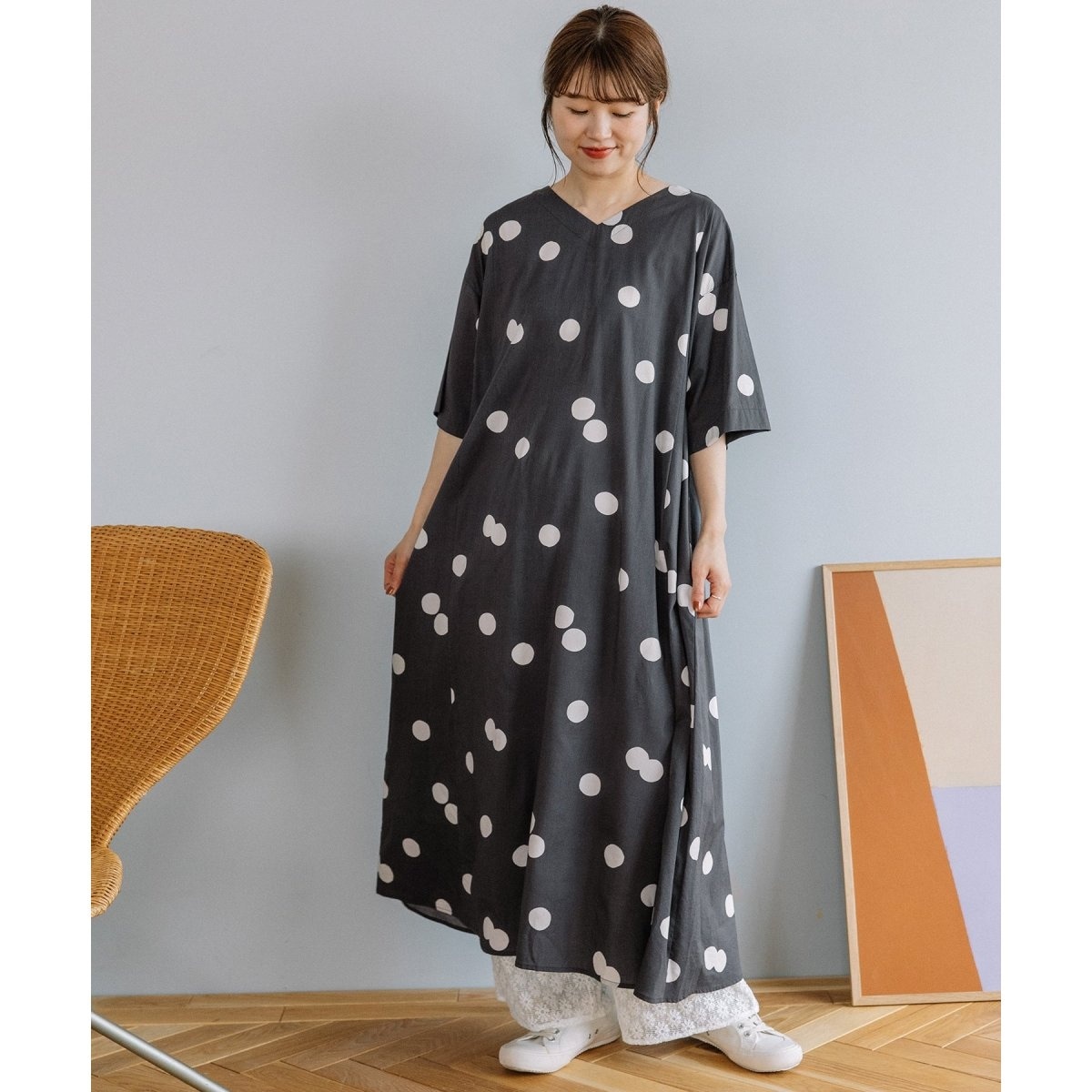 リネンレーヨンドットワンピース | アーバンリサーチ ドアーズ