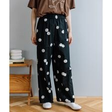 ランダムドットタックパンツ