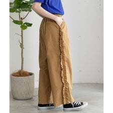 サイドフリルデザインパンツ