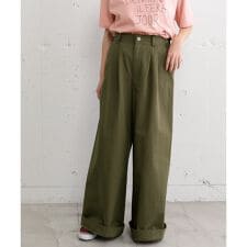 2タックワイドパンツ