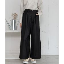 タックワイドパンツ