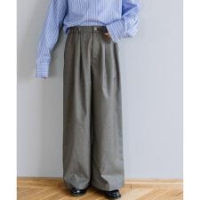 タックワイドパンツ