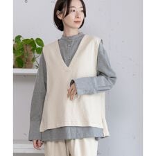 Vネックベスト