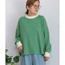 プードゥドゥ(POU DOU DOU)のマルチカラーボーダーロンT